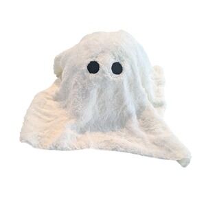 Cute Halloween Ghost Plush Pillow, Soft Decorative Holiday Throw Pillow